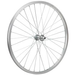 Колесо 24" переднее 32 спицы одинарный обод втулка SF A03F - фото