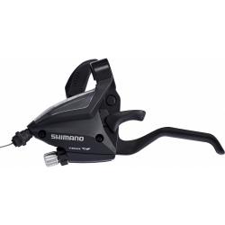 Комборучка Shimano ST-EF500-L, левая, 3-ск, трос 1800мм, под V-brake - фото