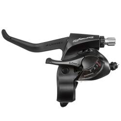 Шифтер/Тормозная ручка Shimano Tourney, TX800, 3ск, тр. 1800мм - фото