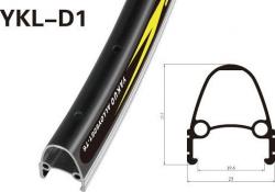 Обод двойной 26x1.75, черный, 36H - фото