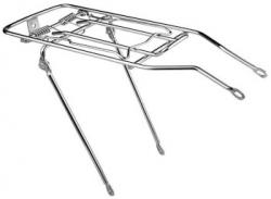 Багажник для велосипеда 28", стальной, хром - фото