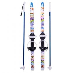 Лыжный комплект детский NovaSport Snow Rider с палками (90/90) - фото