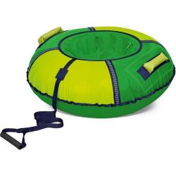 Тюбинг 90см Классический+ ТБ6К-90/ЗЖ2, Зеленый-лимонный - фото