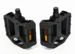 Педали FP-850, ось 9/16", пластик, черные - фото