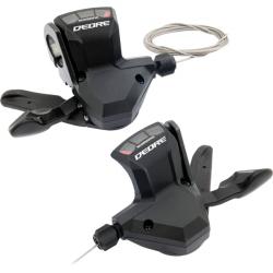 Шифтеры Shimano Deore, M590, лев/пр, 3x9ск, тр.+оплетк, ISLM590PA - фото