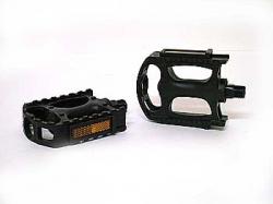 Педали CS-99B пластик, 9/16 пара (левая+правая) - фото