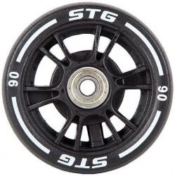 Колесо для самоката, 90х24 мм, PU, ABEC-7, черный - фото