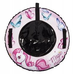 Тюбинг Snowstorm BZ-90_UNICORN_V2, 90 см, черный - фото