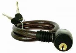 Замок, трос спиральный диам.12х65см - фото