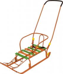 Санки Тимка 5 Классик (оранжевый) Т5КЛ - фото