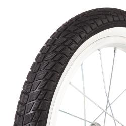 Покрышка PONELY P704 12"* 1/2*2-1/4 с белой лентой - фото