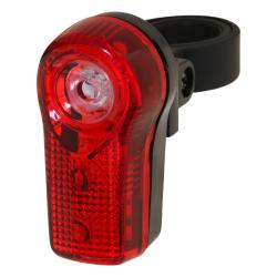 Фонарь велосипедный STG задний JY-173A, 3 светодиода, 3 функции, батарея:ААА*2 (в комплекте) - фото