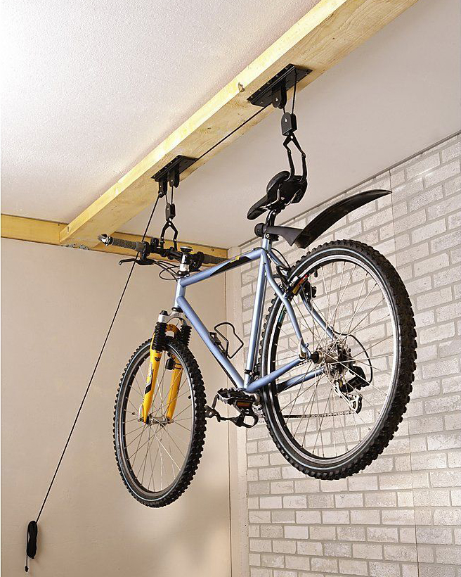 Хранение велосипеда в гараже