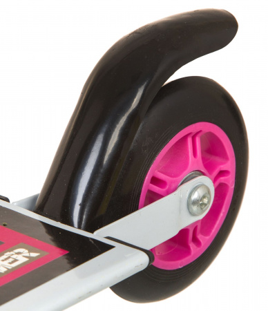 Самокат Foxx Extreme Power 100 (Самокат городской Foxx Extreme Power cталь PVC колеса100мм,ABEC-7, бело-розовый #117751)