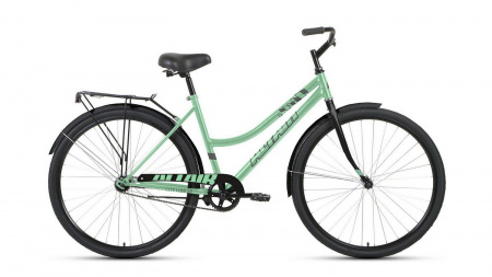 Велосипед ALTAIR CITY 28 low (2022) (Велосипед ALTAIR CITY 28 low (28" 1 ск. рост. 19") 2022, мятный/черный, RBK22AL28025)