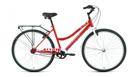 Велосипед ALTAIR CITY 28 low 3.0 (2022) (Велосипед ALTAIR CITY 28 low 3.0 (28" 3 ск. рост. 19") 2022, темно-красный/белый, RBK22AL28029)
