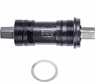 Каретка Shimano BB-UN101, 68x122,5 мм, под защиту цепи, б/болтов - фото