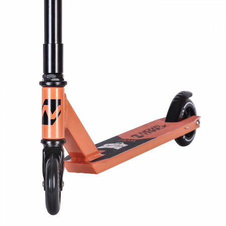 Самокат NOVATRACK WOLF 110 Plastic EL (2019) (Самокат для детей NOVATRACK WOLF'20, PU колеса с пластик.ободом плотностью 84A, abec7, зажи)