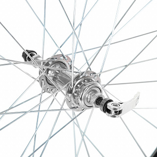 Колесо 24" заднее 32 спицы двойной обод втулка SF-A09R - фото