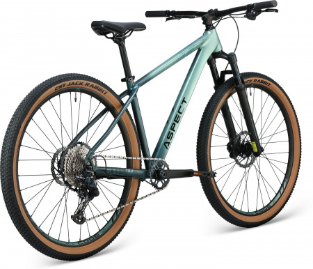 Велосипед Aspect Air Expert 29 (2025) (Велосипед Aspect"25 AIR EXPERT 29 M, 29", 165-180см, Зеленый, 4640258344370)