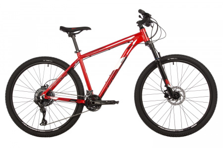Велосипед Stinger Graphite Comp 27.5" (2023) (Велосипед STINGER 27.5" GRAPHITE COMP красный, алюминий, размер 18")
