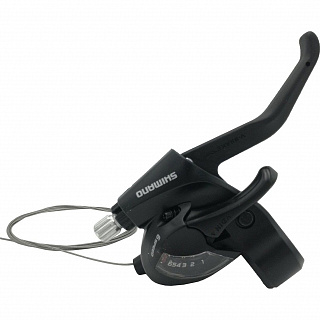 Шифтер Shimano Tourney ST-EF41-6R, 6 скоростей, правый, с ручкой тормоза V-Brake, 2-8121 - фото