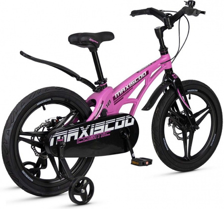 Велосипед Maxiscoo Cosmic Deluxe 18 (2025) (Велосипед Maxiscoo COSMIC 2025 DELUXE 18" Розовый Матовый, MSC-C1843D)