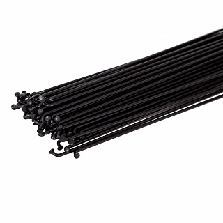 Спица Pillar P14, нержавеющая сталь, черная (без ниппеля) - фото