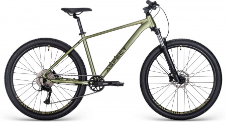 Велосипед Aspect Nickel Pro 27.5 (2025) (Велосипед Aspect"25 NICKEL PRO 27.5 M, 27,5", 168-178см, Зеленый, 4640258343618)
