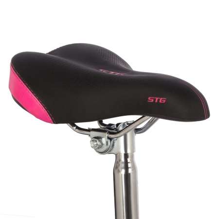 Велосипед Novatrack Jenny Pro D 24" (2023) (Велосипед NOVATRACK 24" JENNY PRO сталь 14'', белый, 18 скор. TY21/TS-38/TZ500/SG-6S, диск.торм STG)