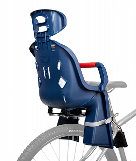 Кресло детское заднее Sunnywheel в цветной коробке, модель SW-BC-137, красная накладка - фото