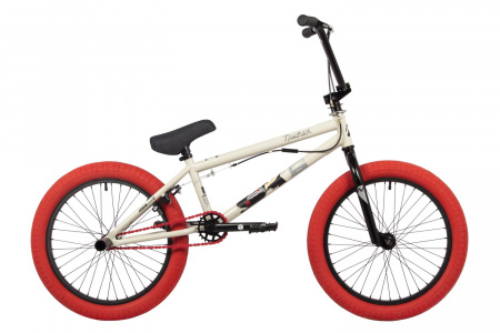 Велосипед Novatrack BMX Crow 20" (2024) (Велосипед NOVATRACK 20" BMX CROW серый, сталь, рама 20'',  U-BRAKE)