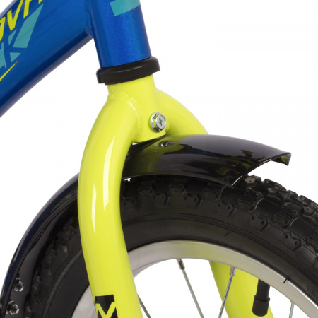 Велосипед NOVATRACK ASTRA 14" (2022) (Велосипед NOVATRACK 14" ASTRA синий, тормоз нож, крылья и багажник, полная защита цепи)