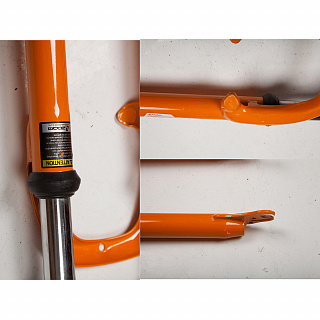 Вилка Zoom CH-327E шток не резьбовой - фото