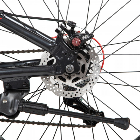 Велосипед Novatrack Suv Fatbike 24" (2022) (Велосипед NOVATRACK FATBIKE 24" SUV алюм.рама 13, графит., 7-скор, TY200/TS38, диск.торм.STG)