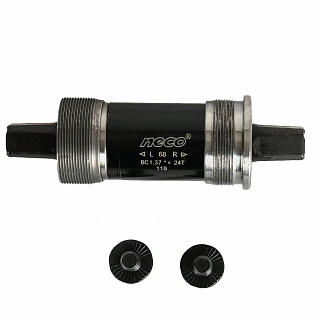 Каретка Neco B910, (BSA) квадрат, 68х118 мм, черный - фото