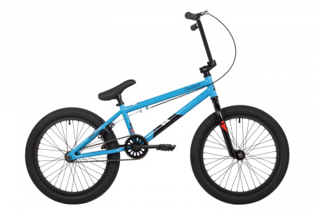 Велосипед Novatrack BMX Wolf 20" (2024) (Велосипед NOVATRACK 20" BMX WOLF синий, сталь , рама 19", U-BRAKE)
