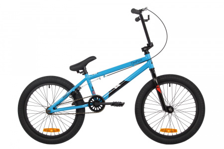 Велосипед Novatrack BMX Wolf 20" (2024) (Велосипед NOVATRACK 20" BMX WOLF синий, сталь , рама 19", U-BRAKE)