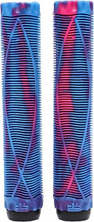 Грипсы Tech Team с барендами Fish, 170mm, Blue/Pink, на трюковой самокат 1/100 (2 шт.) - фото