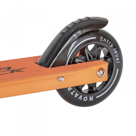 Самокат NOVATRACK WOLF 110 Plastic EL (2019) (Самокат для детей NOVATRACK WOLF'20, PU колеса с пластик.ободом плотностью 84A, abec7, зажи)