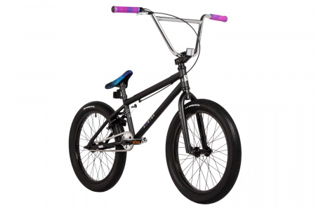 Велосипед Novatrack BMX Zodiac 20 (2025) (Велосипед NOVATRACK 20" BMX ZODIAC, чёрный, сталь , рама 19", U-BRAKE)