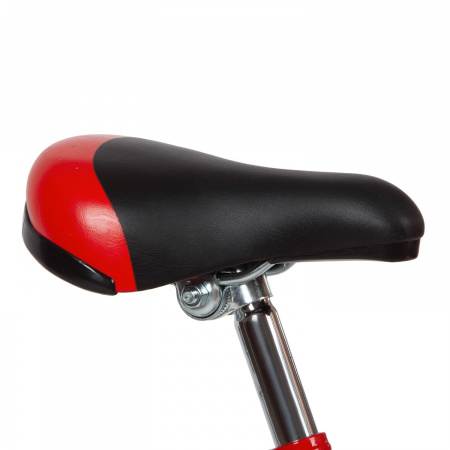 Велосипед NOVATRACK URBAN 18" (2022) (Велосипед NOVATRACK 18" URBAN красный, защита А-тип, тормоз нож., крылья и багажник хром.)