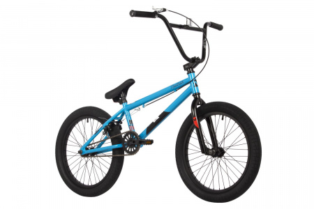Велосипед Novatrack BMX Wolf 20" (2024) (Велосипед NOVATRACK 20" BMX WOLF синий, сталь , рама 19", U-BRAKE)