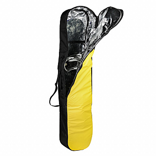 Чехол для сноуборда White Owl, утолщенный, 166х33х11 см, желтый - фото
