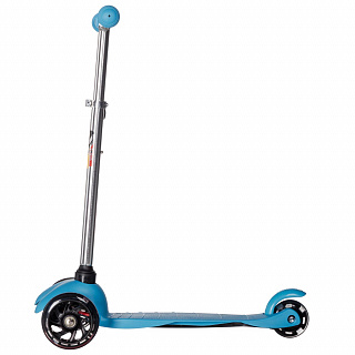 Самокат детский Novatrack Disco-kids Basic (2025) со светящимися колёсами - фото