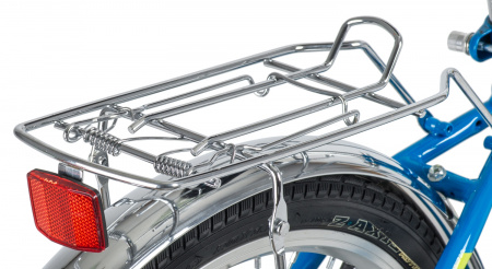 NOVATRACK TG-20 CLASSIC 20" (2020) (Велосипед NOVATRACK 20" складной, TG20, синий, тормоз нож , двойной обод, багажник)
