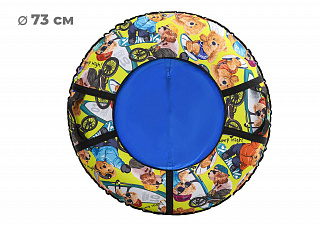 Тюбинг-ватрушка Тяни-Толкай 73см ОКСФОРД BEAR (С камерой), ТТ.002VR8 - фото