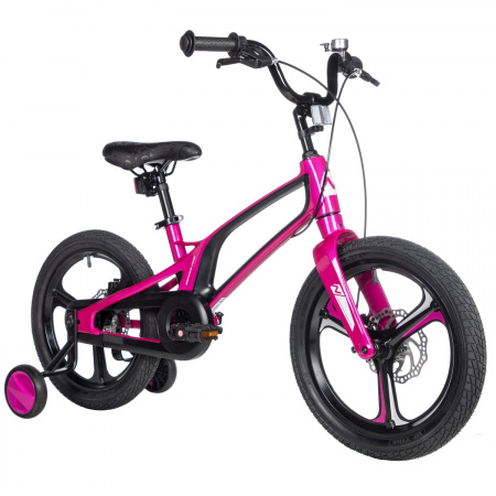 Велосипед Novatrack Flight Pro 16 (2025) (Велосипед NOVATRACK 16" FLIGHT PRO. Магний-алюм.рама, пурпурный, полная защ.цепи, Дисковый тормоз, м)
