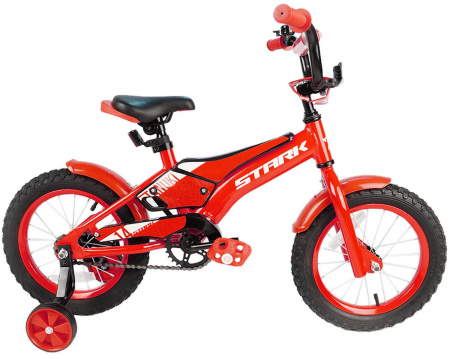 Велосипед Stark Tanuki 14 Boy (2020) (Велосипед Stark'20 Tanuki 14 Boy красный/белый, H000015180)