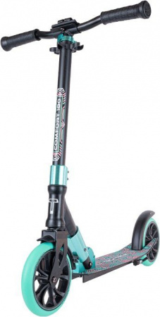 Самокат Tech Team Comfort 180R (Самокат TT COMFORT 180R black/celadon 1/4)